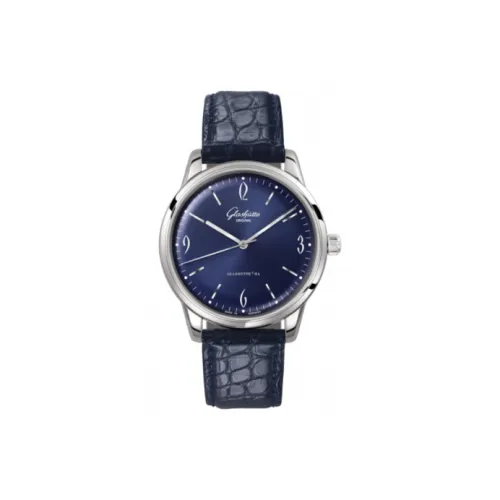 Glashütte Original Автоматический Механический Часы Мужские Винтажные 39мм*9,4мм Синие