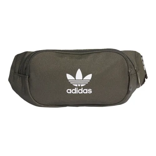 Adidas Originals Полиэстер Слинг-Сумка Пояс Сумка Унисекс Оливково-Зеленый
