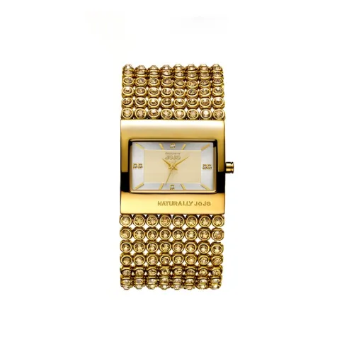 NATURALLYJOJO Кварцевый механизм серебристый циферблат женские часы