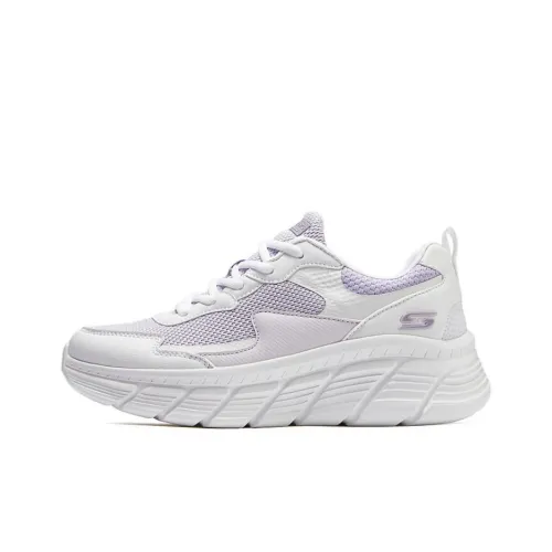 Skechers Низкий Топ Casual Женский Фиолетовый Белый