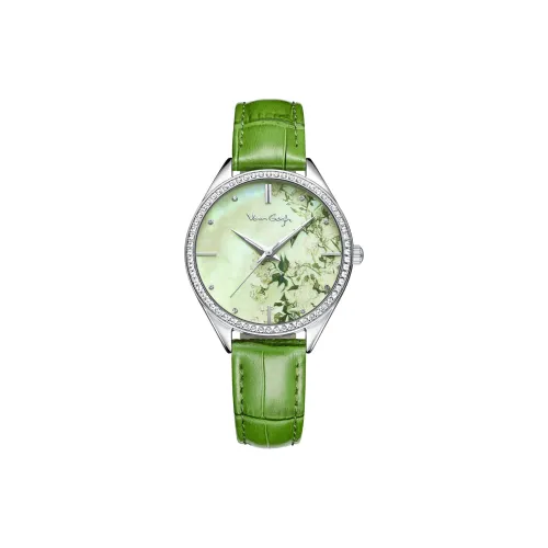 STRAVELING MUZEUM Кварцевый механизм Женские часы 36мм*36мм*8мм Зеленый