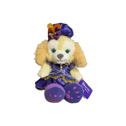 Disney CookieAnn 2018 Хэллоуин Фиолетовый Золотой Монета Печенье Плюшевая Кукла Куклы Плюшевая Кукла Трубы Высокий