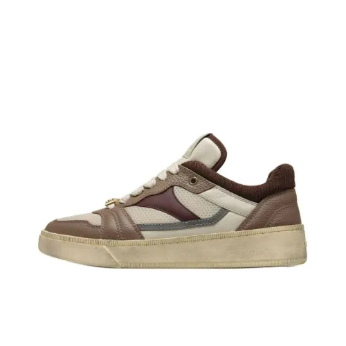 BALLY Raise series Скейтборд Кроссовки Низкие Коричневые Мужские
