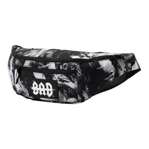 Лайнер Спортивный Бананка Стандартная Унисекс Черный Белый С принтом по всей поверхности Многоцветный