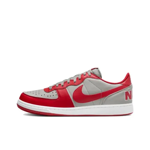 Nike Terminator Low Топ Скейтборд Кроссовки Мужские Красные Серые