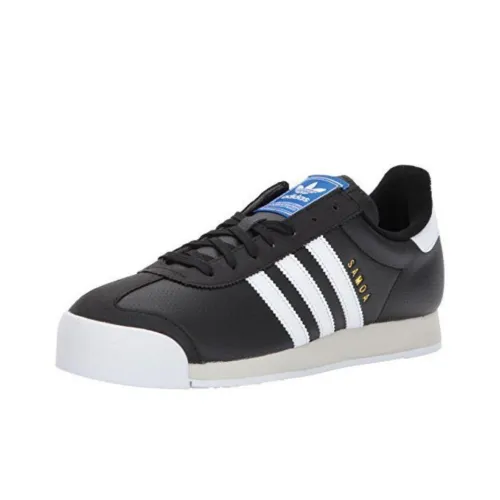 Adidas Originals Samoa Амортизация Износостойкие Низкие Кроссовки для скейтбординга Мужские Черно-белые