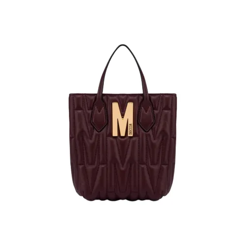 MOSCHINO Овчина Сумка через плечо Сумка Маленькая Женская Бордовая