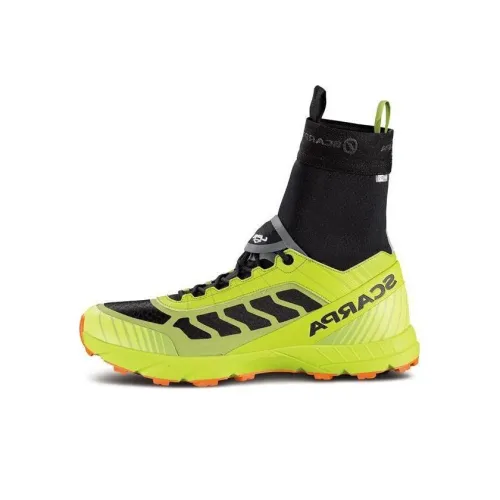 SCARPA Беговые кроссовки High Top Желтый Зеленый Мужской