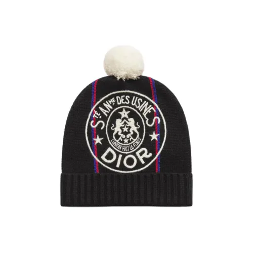 DIOR Шерсть Кашемир Шапки-бини Женские Черный