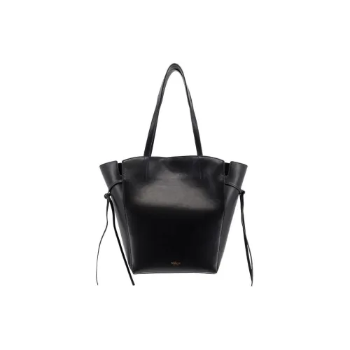Mulberry Кожа Тоут Сумка Сумка для покупок Сумка Сумка через плечо Женская Черная