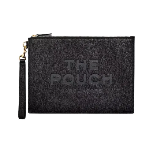 MARC JACOBS Full GRAIN LEATHER Клатч Большой Женские Черный