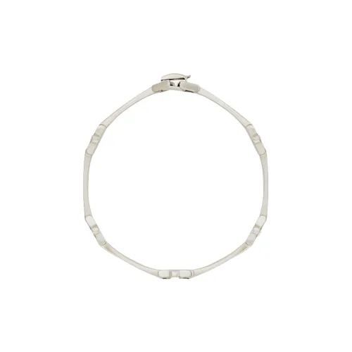 SAINT LAURENT Стекло Brass Bracelets Унисекс Серебряный