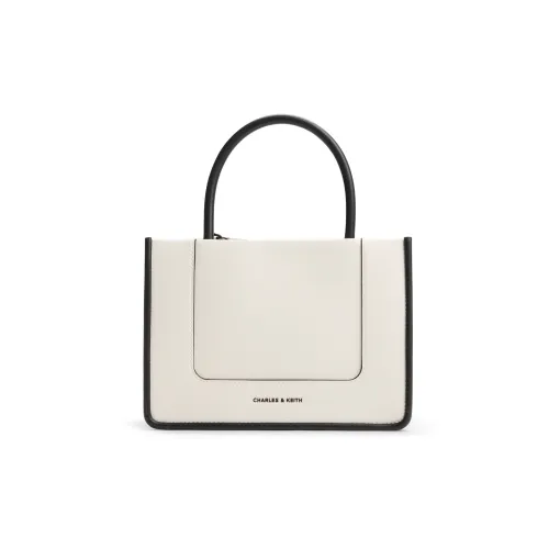 CHARLES KEITH ПУ (полиуретан) Сумка через плечо среднего размера женская кремово-молочно-белая
