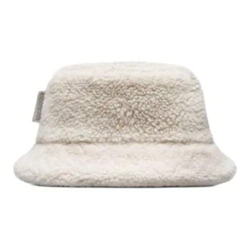 Moncler Shearling Cotton Bucket Hats Мужской Белый
