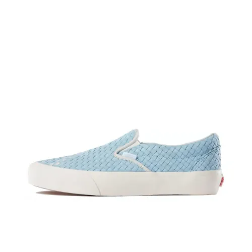 Vans Vaultslip On Коллекция Vlt LX Low Топ Кроссовки для скейтбординга Unisex Light Синий