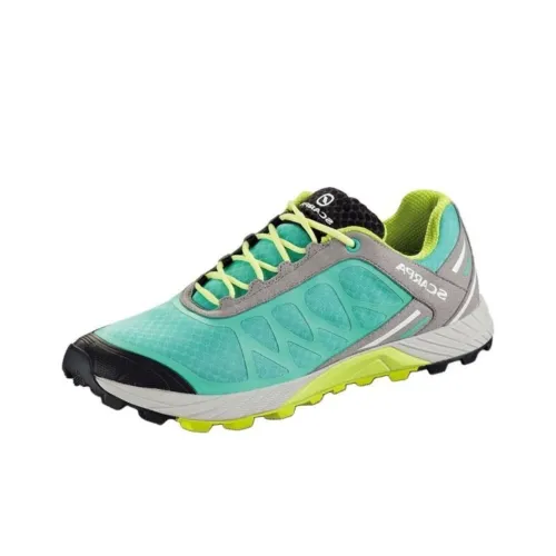 SCARPA Амортизаторы Shock Slip-Resistant Низкие Кроссовки для Беговых Пути Женские Синие Серые