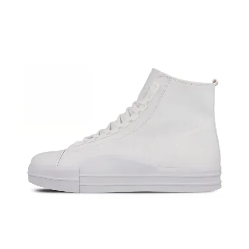 Y 3 YUBEN MID Стильные Скейтбординги Унисекс Белый