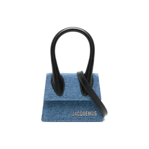 Jacquemus Le Chiquito Хлопок Через плечо Одно плечо Сумка Мини Женская Индиго