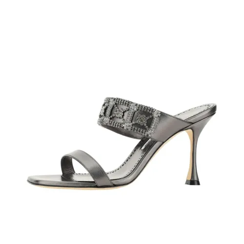 MANOLO BLAHNIK Слипоны Серые Женские