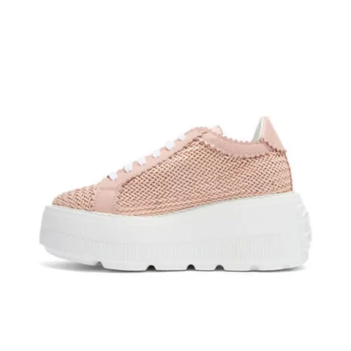 Casadei Низкие кроссовки для скейтбординга женские светло-розовые