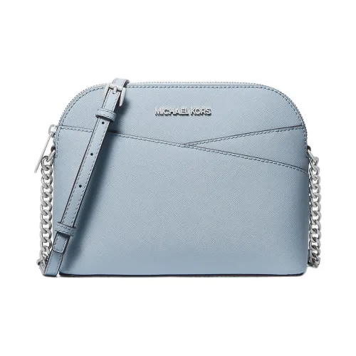 MICHAEL KORS Jet Set Travel Saffiano Кожа Сумка через плечо Средняя Женская Светло-синяя