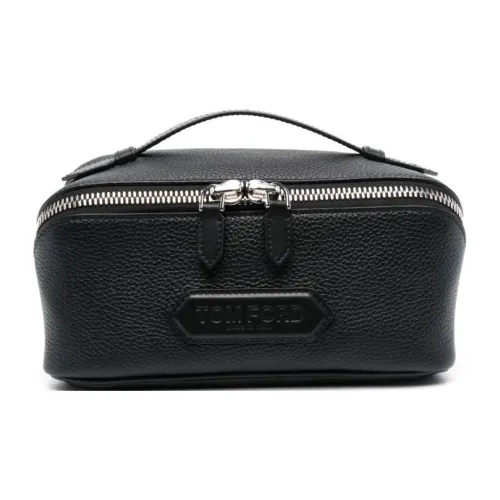 TOM FORD Телячья кожа Косметичка Сумка Мужская Черная
