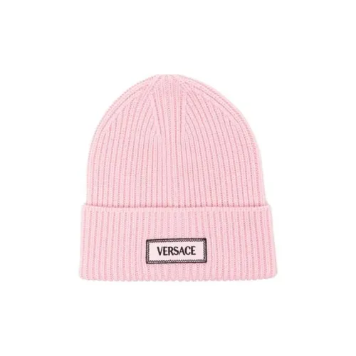 VERSACE Полиэстер Вискоза Wool Beanies Женские Розовый