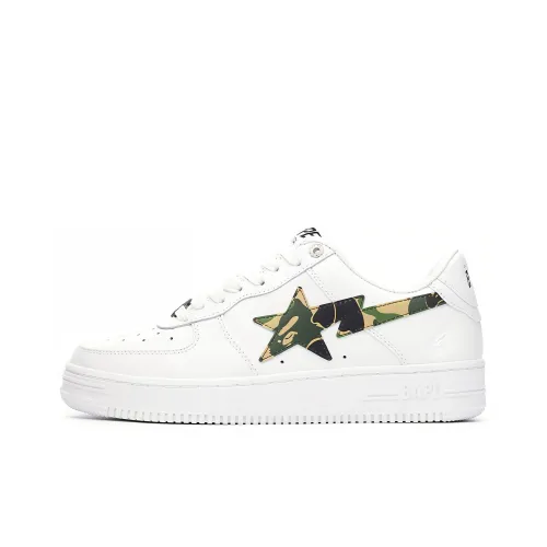 A BATHING APE ABC Camo BAPE STA Стильные Скейтборды Мужской Белый Зеленый Камуфляж