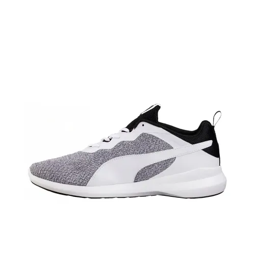 PUMA Pacer Evo Slip-Resistant Abrasion-Resistant Низкий Топ Беговые кроссовки Мужские Белые