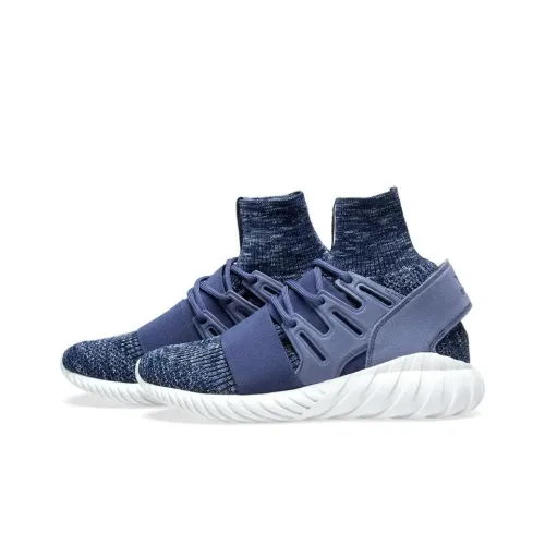 Adidas Originals Tubular Doom PK Non Slip Легкий Высокий Топ Casual Унисекс Темно-синий