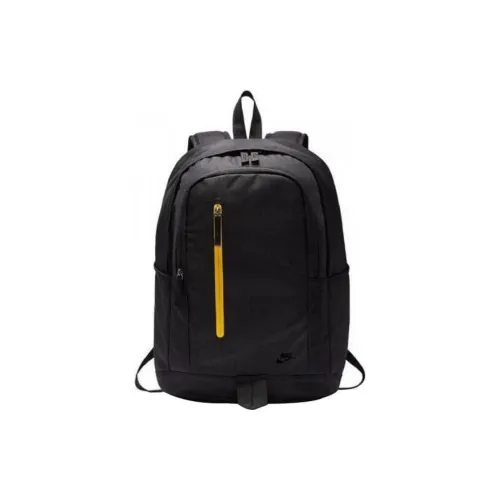 Nike Полиэстер Повседневный Рюкзак Стандартный Унисекс Черный