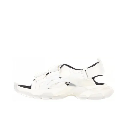 Balenciaga Track Sandals Strap Clears Beach Sandals Men's White