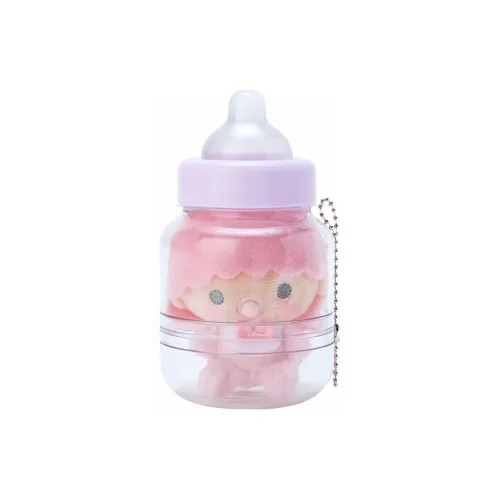 Санрио Маленькие звезды-близнецы Lala Baby Bottles Набор из двух кукол плюшевая подвеска высота 11,3 см