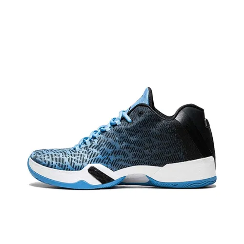 Jordan Air Джордан 29 Low UNC Нижняя юбка Resistant MID Топ Баскетбольные кроссовки Мужской Синий черный