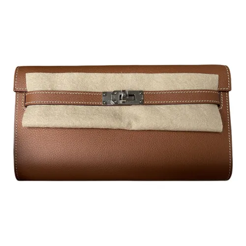 HERMES Kelly To Go Evercolor Кожа Портативная Сумка через плечо Сумка на плечо Женская