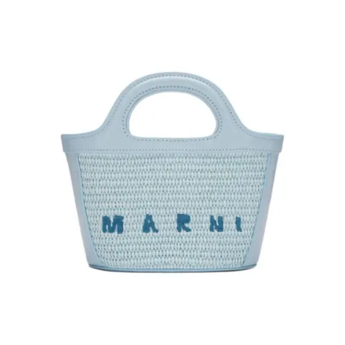 MARNI TROPICALIA Ткань Сумка Маленькая Женская Синяя