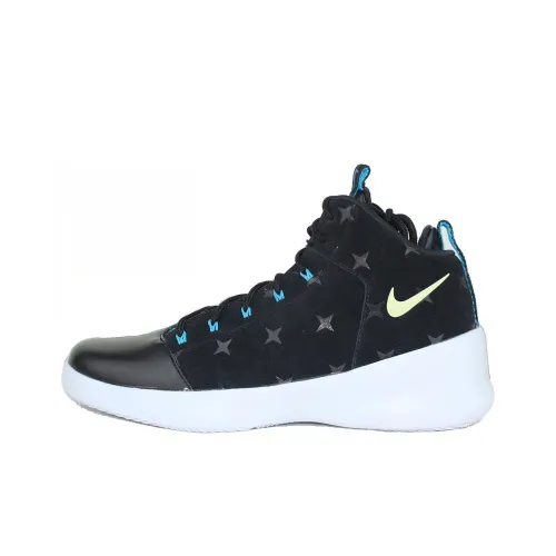 nike Hyperfr3sh Print N7 Амортизаторы Slip-resistant Abrasion-resistant MID Топ Повседневная обувь Мужская Черный Синий Желтый