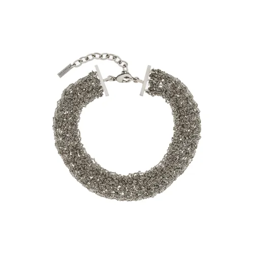 SAINT LAURENT Brass Bracelets Унисекс Черный