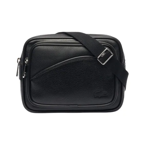 LACOSTE Сумка через плечо из коровьей кожи сумка на плечо обычная мужская черная