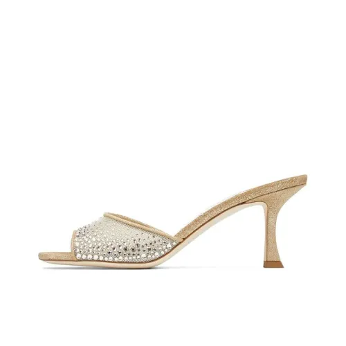 Jimmy Choo Слипоны Женские Золотые