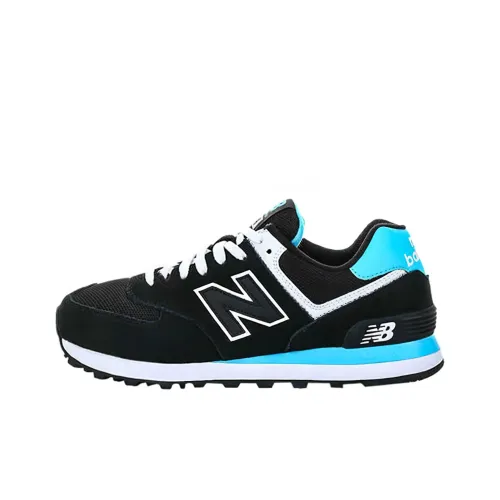 New Balance NB 574 Low Топ Беговые кроссовки Женские Черный Синий