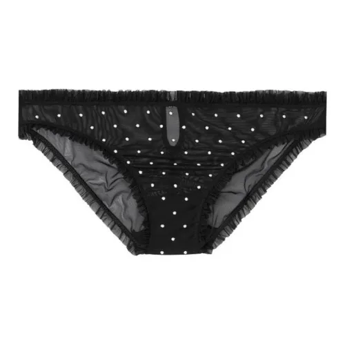 Victoria's Secret Женское нижнее белье 1 упаковка черный с принтом в горошек