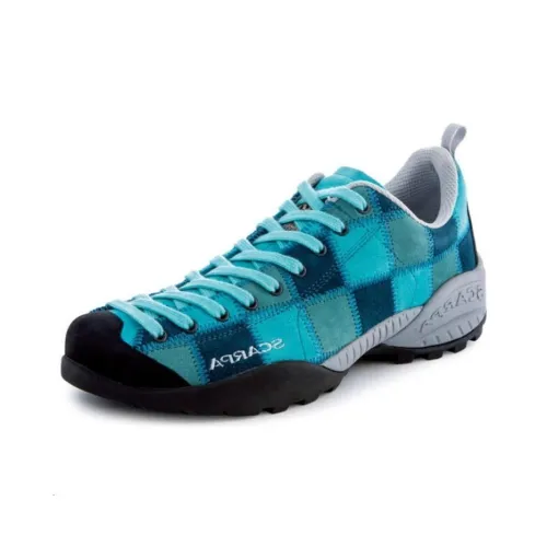 SCARPA Mojito Patchwork Амортизация Низкий Топ Альпинистская Обувь Unisex Light Синий