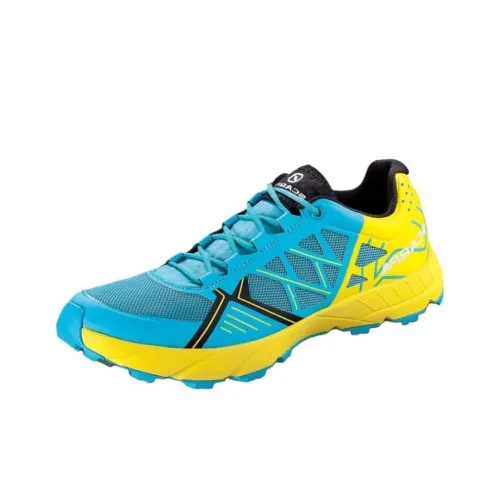 SCARPA Беговые кроссовки Низкие Синий/Желтый Женские