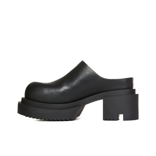 RICK OWENS совместный бренд RO Домашние тапочки Женские Черный