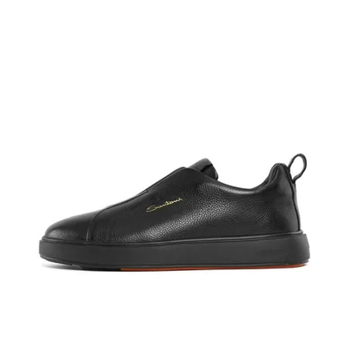 Santoni Скейтборд Кроссовки Низкие Черные Мужские