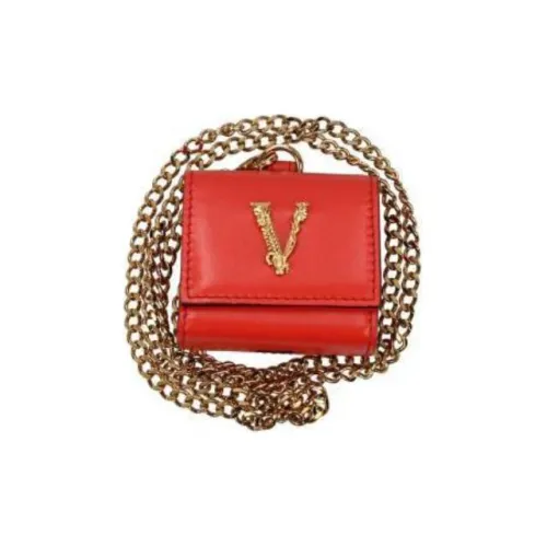 VERSACE Кожа Кошелек Женские Красный