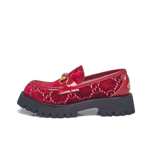 GUCCI Женские повседневные туфли женские красный