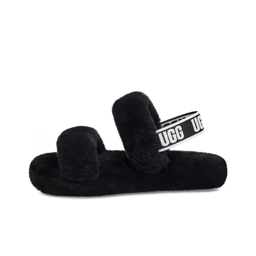 UGG Oh Yeah Детские Сандалии Черные Подростки