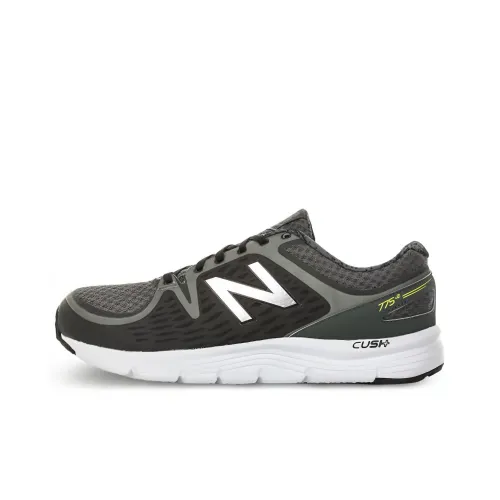New Balance NB 775 Амортизация Устойчивость к истиранию Дышащие Низкие Кроссовки для бега Мужские Черный Серый